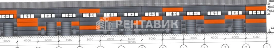 Склад Новосаратовка, Рабочая, 4 к 9 площадью 1400 квадратных метров