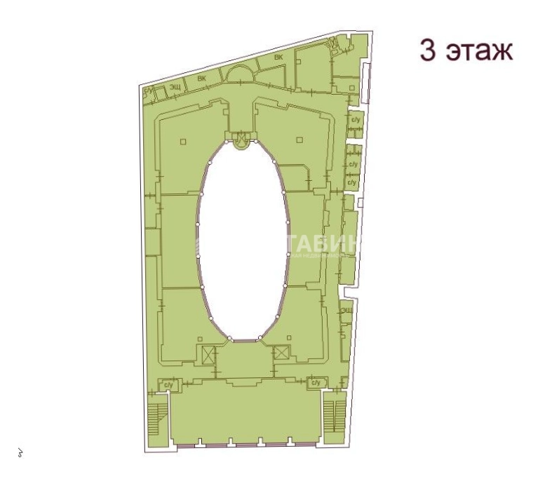 Здание целиком Караванная, 10 площадью 8857 квадратных метров
