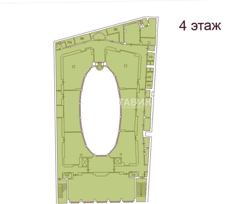 Здание целиком Караванная, 10 площадью 8857 квадратных метров