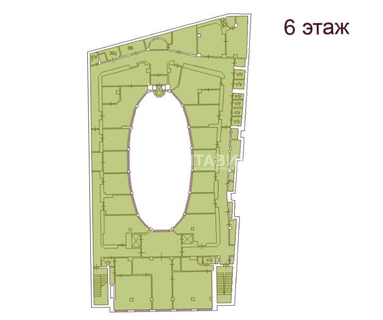 Здание целиком Караванная, 10 площадью 8857 квадратных метров