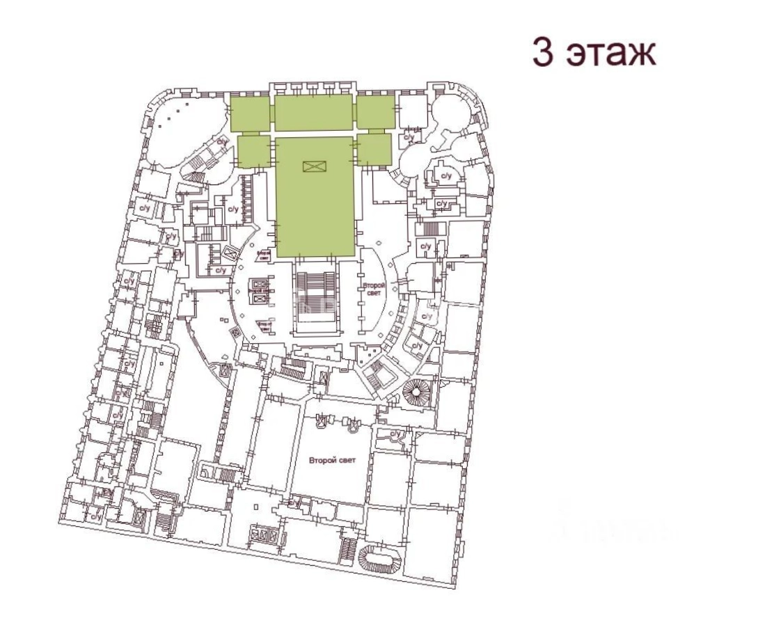 Офис Реки Мойки, 59-15 площадью 657.6 квадратных метров