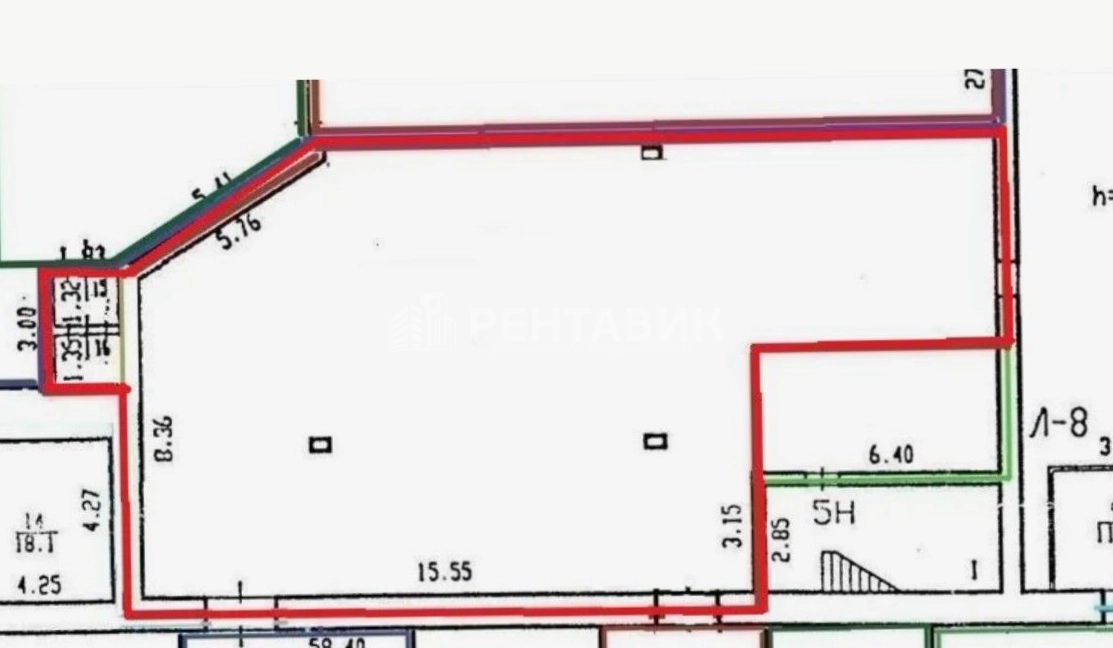 Помещение свободного назначения Брусницын площадью 172 квадратных метров