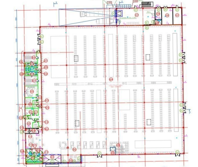 Торговая площадь Порошкино, 1-я линия, 1 площадью 4723 квадратных метров