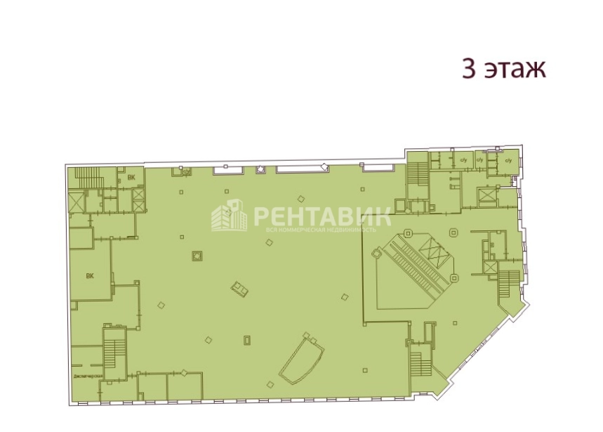 Здание целиком Адмирал площадью 9290 квадратных метров