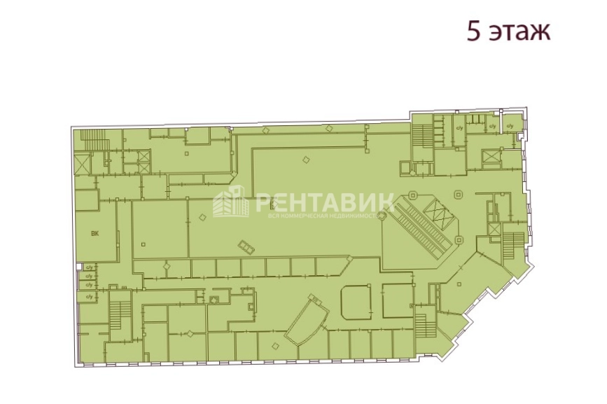 Здание целиком Адмирал площадью 9290 квадратных метров