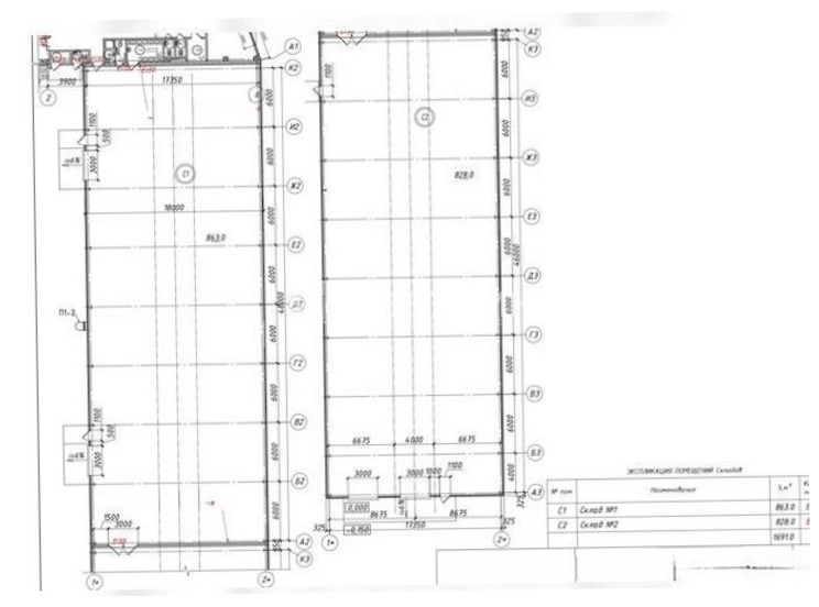 Склад Таллинское, 192/2 площадью 2020 квадратных метров