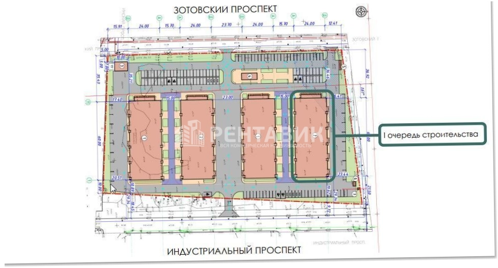 Торговая площадь Индустриальный, 84с1 площадью 1680 квадратных метров