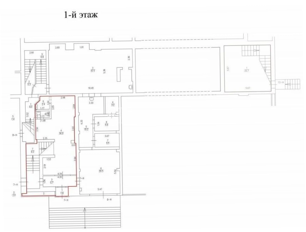 Торговая площадь Карпинского, 38к1 площадью 430 квадратных метров