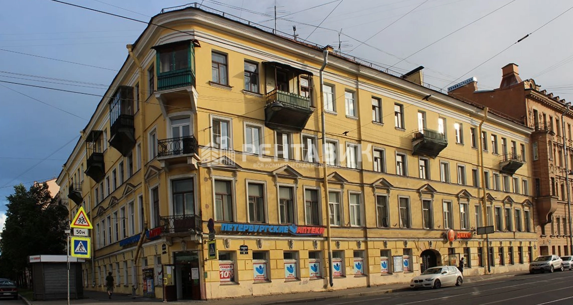 фасад дома, здание по адресу г Санкт-Петербург, ул Садовая, д 68