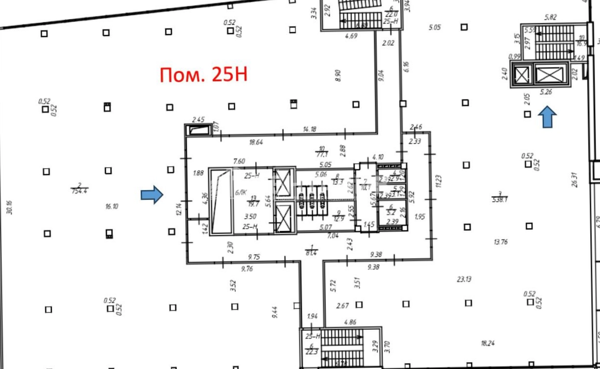 Помещение свободного назначения Бульвар Александра Грина, д 3 площадью 13865 квадратных метров
