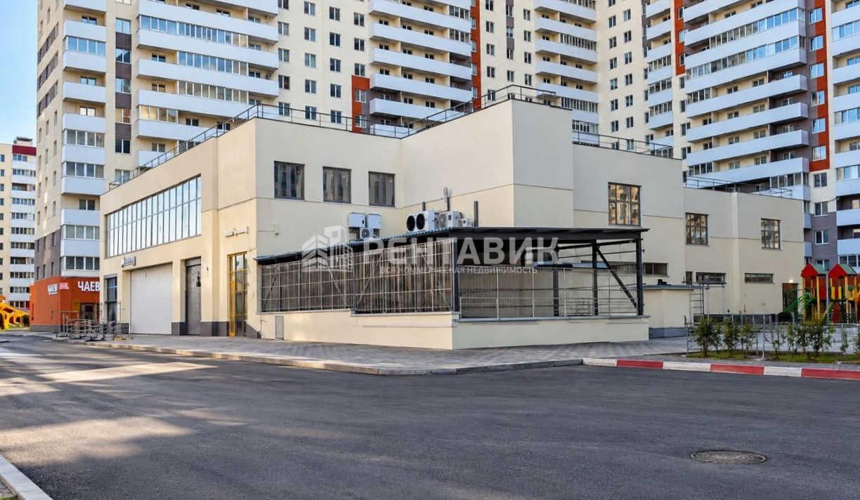 фасад дома, здание по адресу г Санкт-Петербург, поселок Парголово, ул Тихоокеанская, д 1 к 2 стр 1