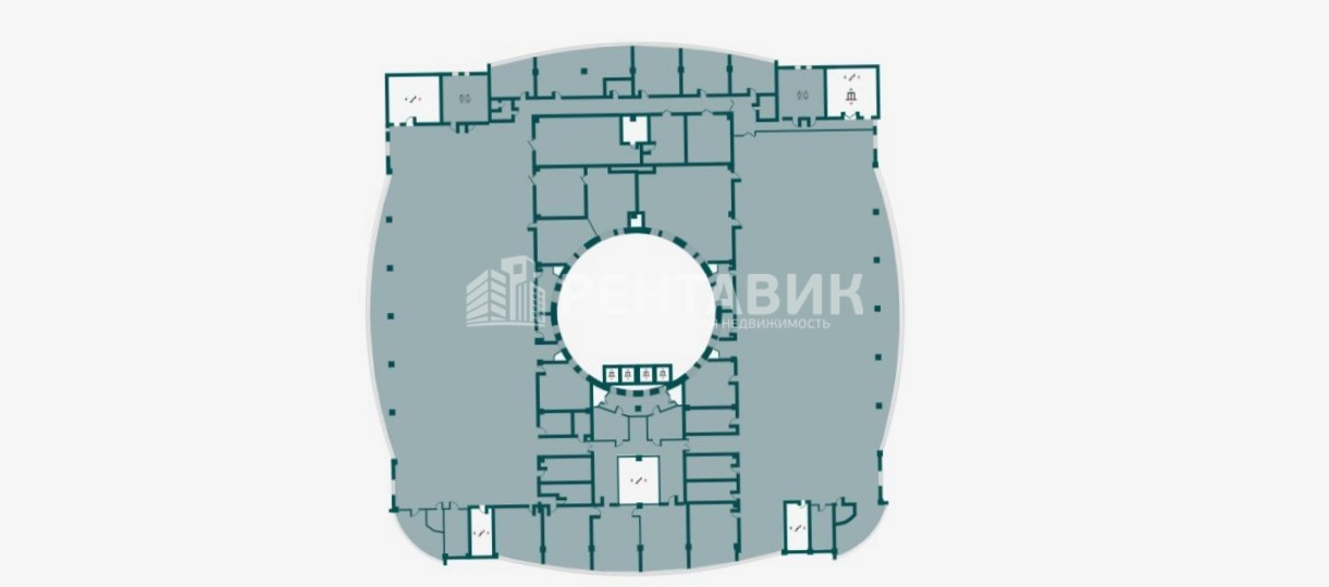 Офис Т4 площадью 3437 квадратных метров