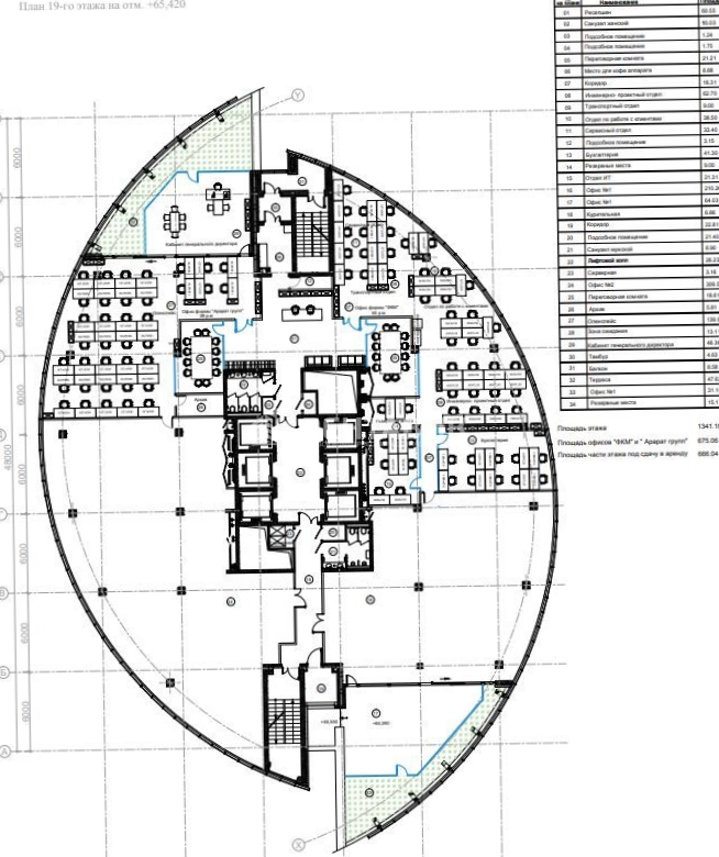 Офис Кантри Парк III площадью 1300 квадратных метров