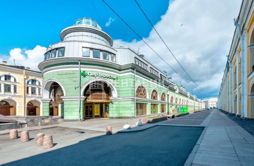 Здание Перинные ряды по адресу г Санкт-Петербург, ул Думская, д 4