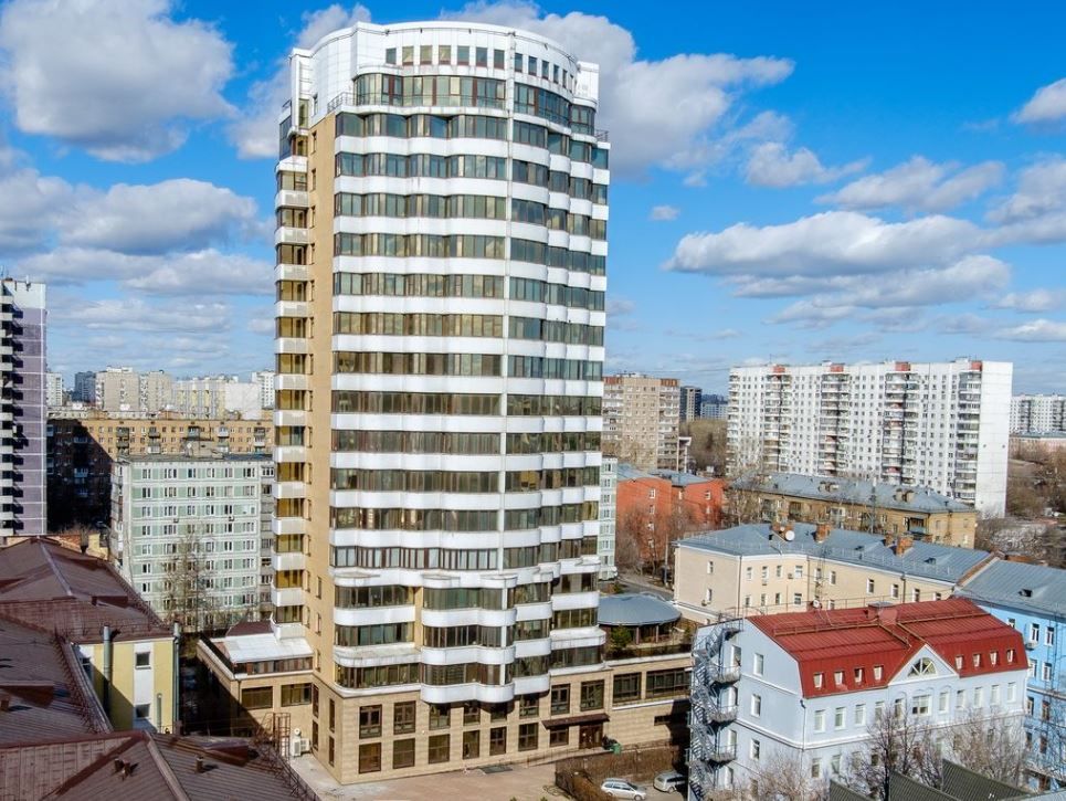 фасад дома, здание по адресу г Москва, Октябрьский пер, д 5