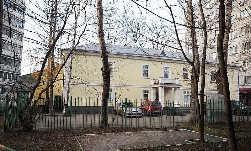 фасад дома, здание по адресу г Москва, ул Скаковая, д 34А