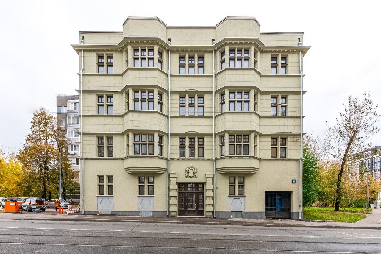 фасад дома, здание по адресу г Москва, ул Нижняя Красносельская, д 23