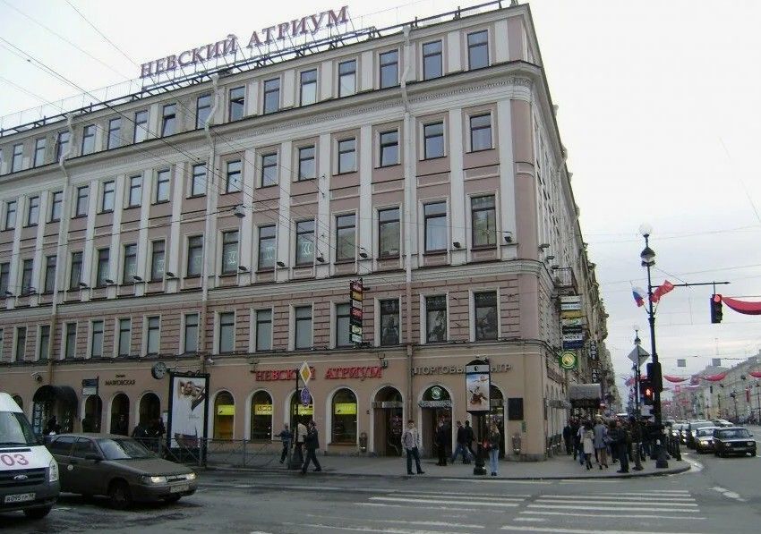 фасад дома, здание по адресу г Санкт-Петербург, ул Марата, д 1/71