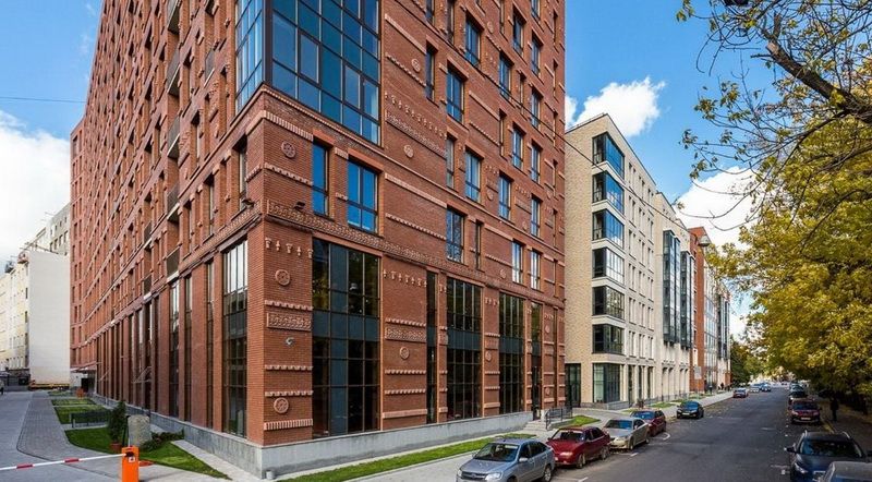 фасад дома, здание по адресу г Москва, ул Малая Пироговская, д 8