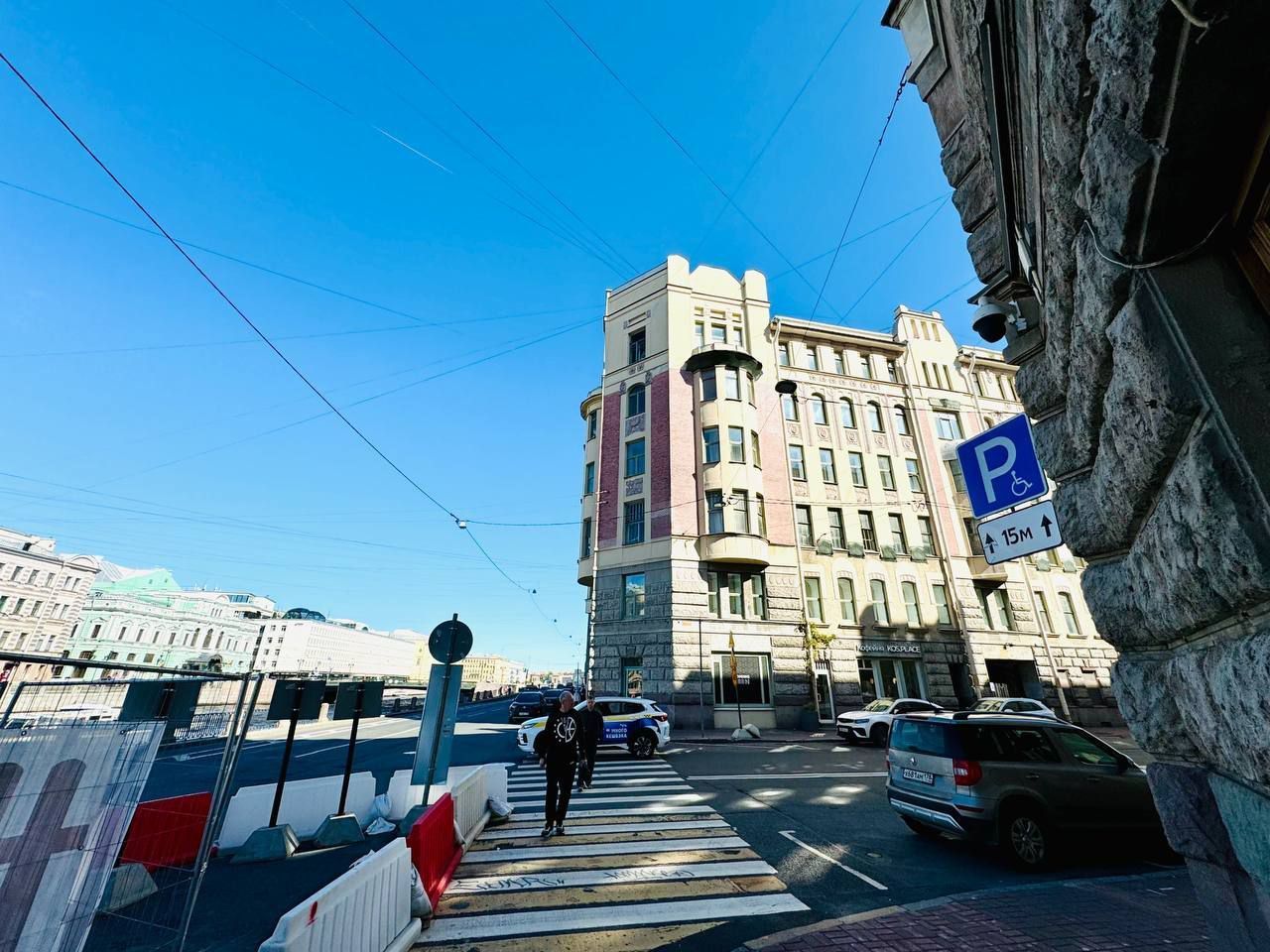 фасад дома, здание по адресу г Санкт-Петербург, ул Бородинская, д 1/88