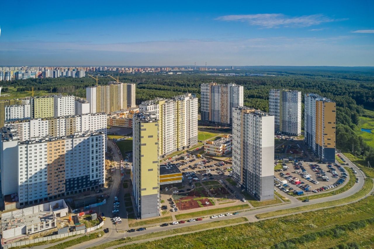 фасад дома, здание по адресу г Санкт-Петербург, Муринская дорога, д 8 к 4 стр 1