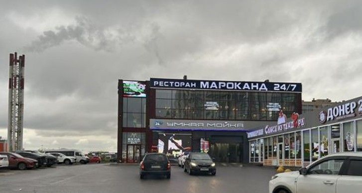 фасад дома, здание по адресу Ленинградская обл, г Бугры, Воронцовский б-р, стр 1 к 3
