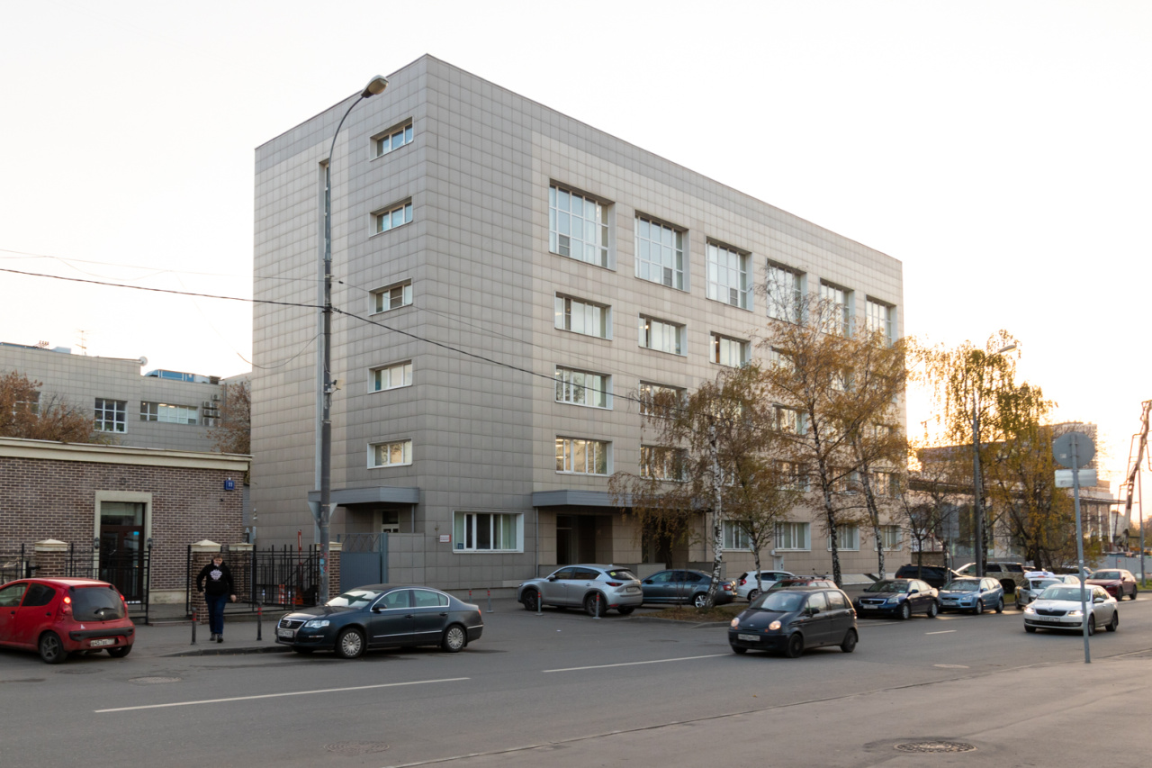 фасад дома, здание по адресу г Москва, 1-й Магистральный проезд, д 11 стр 1 