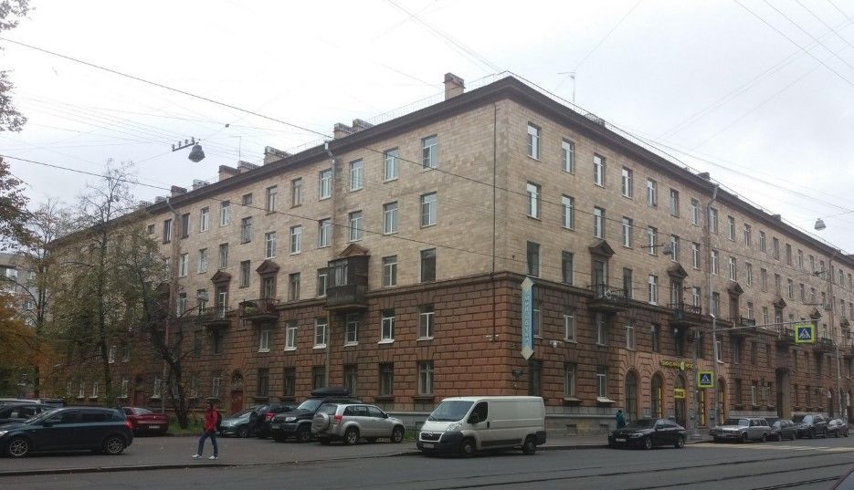 фасад дома, здание по адресу г Санкт-Петербург, ул Гаванская, д 37