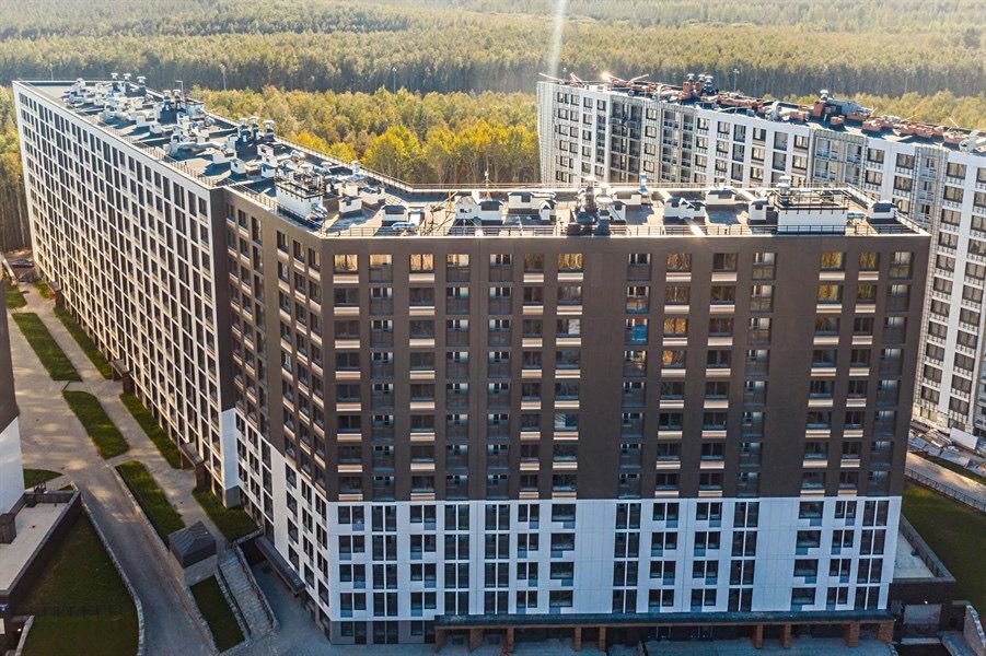 фасад дома, здание по адресу г Санкт-Петербург, ул Планерная, д 97 к 1