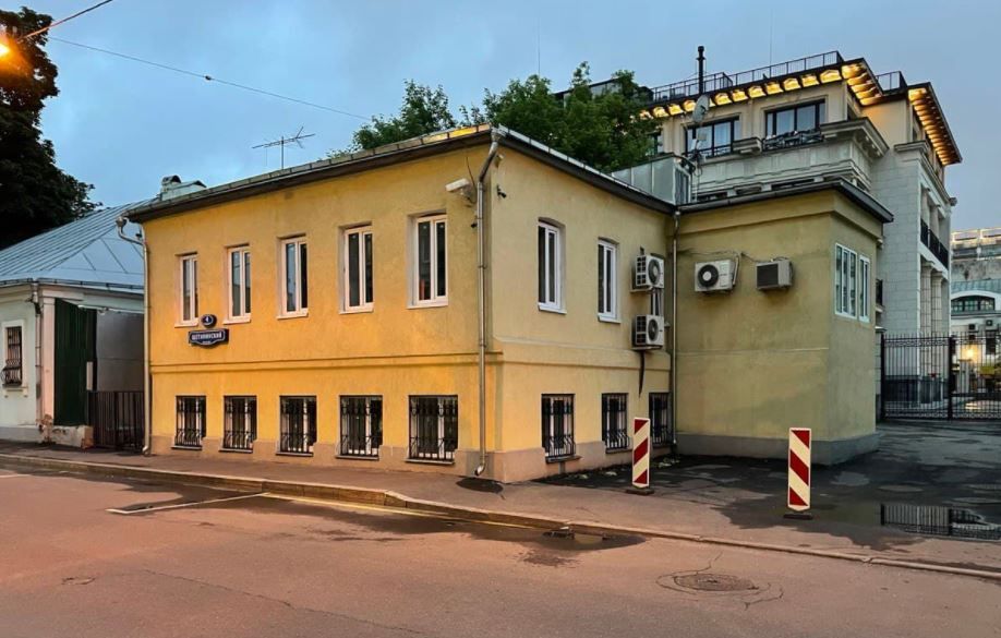 фасад дома, здание по адресу г Москва, Щетининский пер, д 4 стр 1 