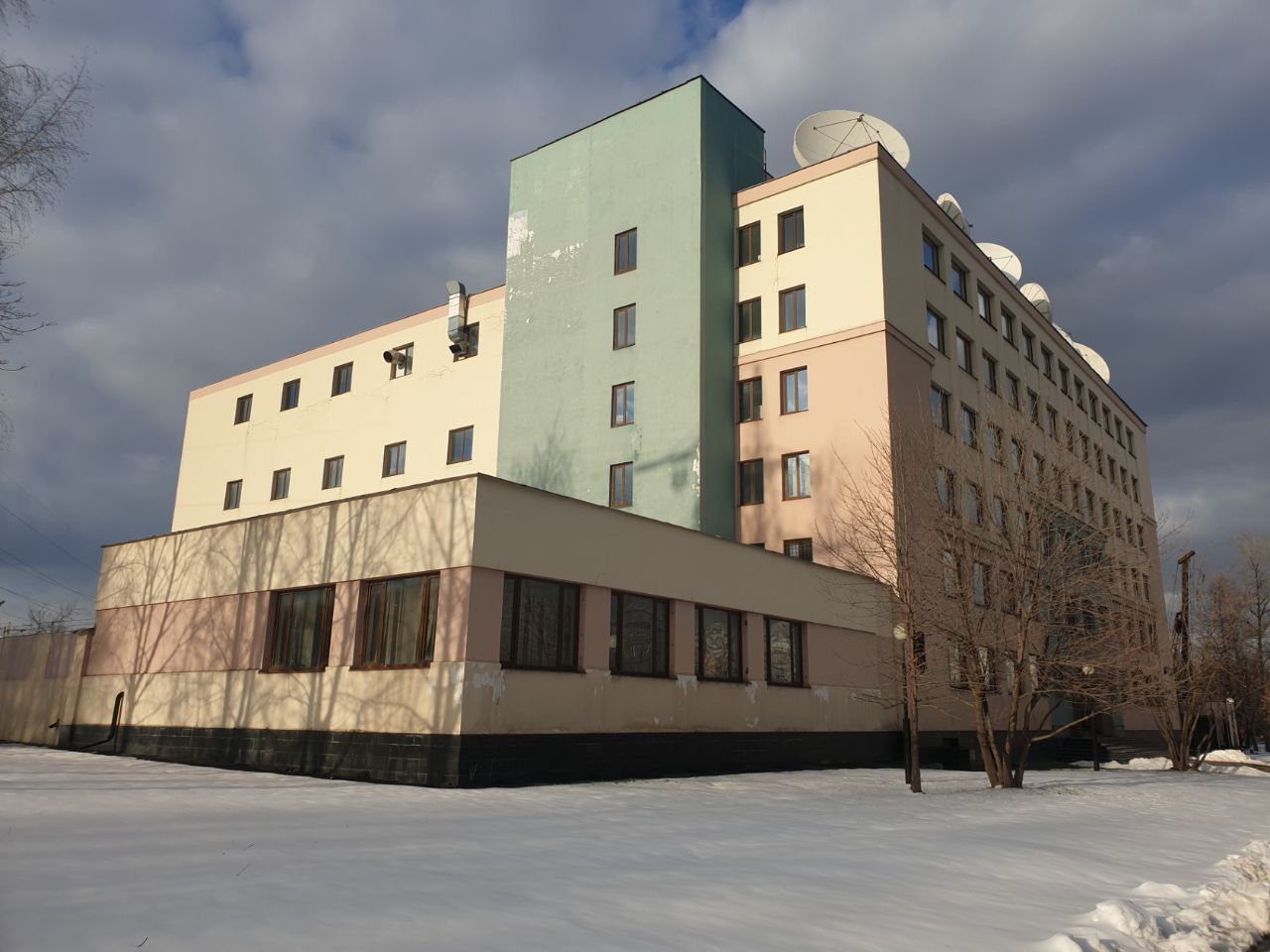 фасад дома, здание по адресу г Москва, Коломенский проезд, д 13А