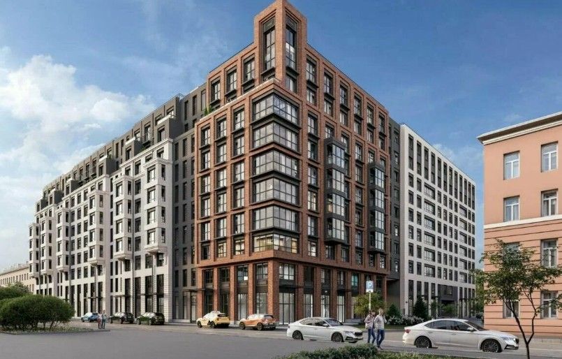 фасад дома, здание по адресу г Санкт-Петербург, ул Курская, д 27