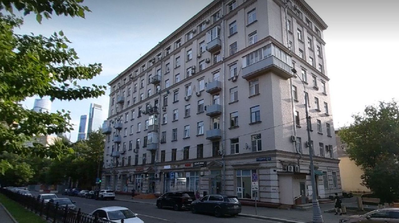 фасад дома, здание по адресу г Москва, Красногвардейский б-р, д 9