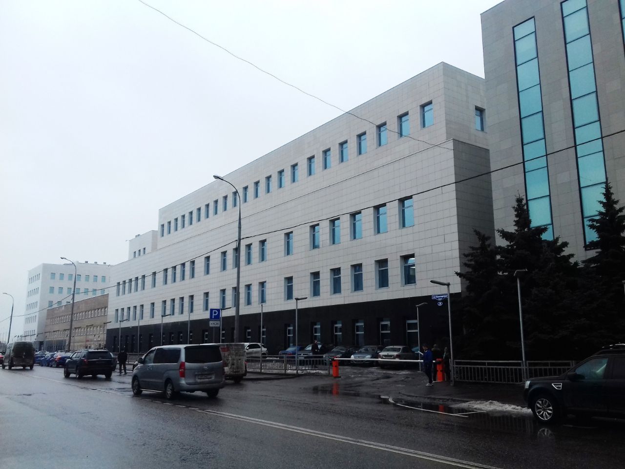 фасад дома, здание по адресу г Москва, 2-й Южнопортовый проезд, д 16 стр 1 