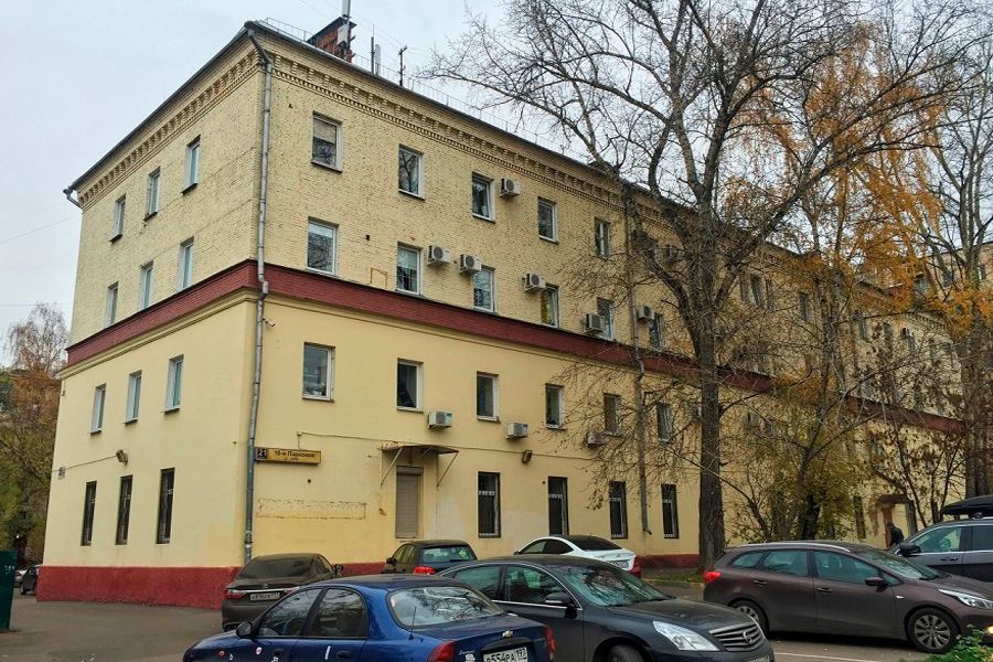 фасад дома, здание по адресу г Москва, ул 16-я Парковая, д 21 к 1