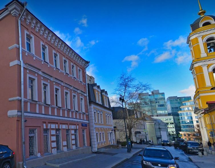 фасад дома, здание по адресу г Москва, ул Рождественка, д 23/5 стр 2 