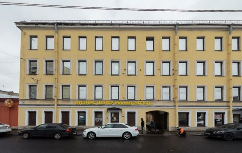 фасад дома, здание по адресу г Санкт-Петербург, ул Моисеенко, д 24 