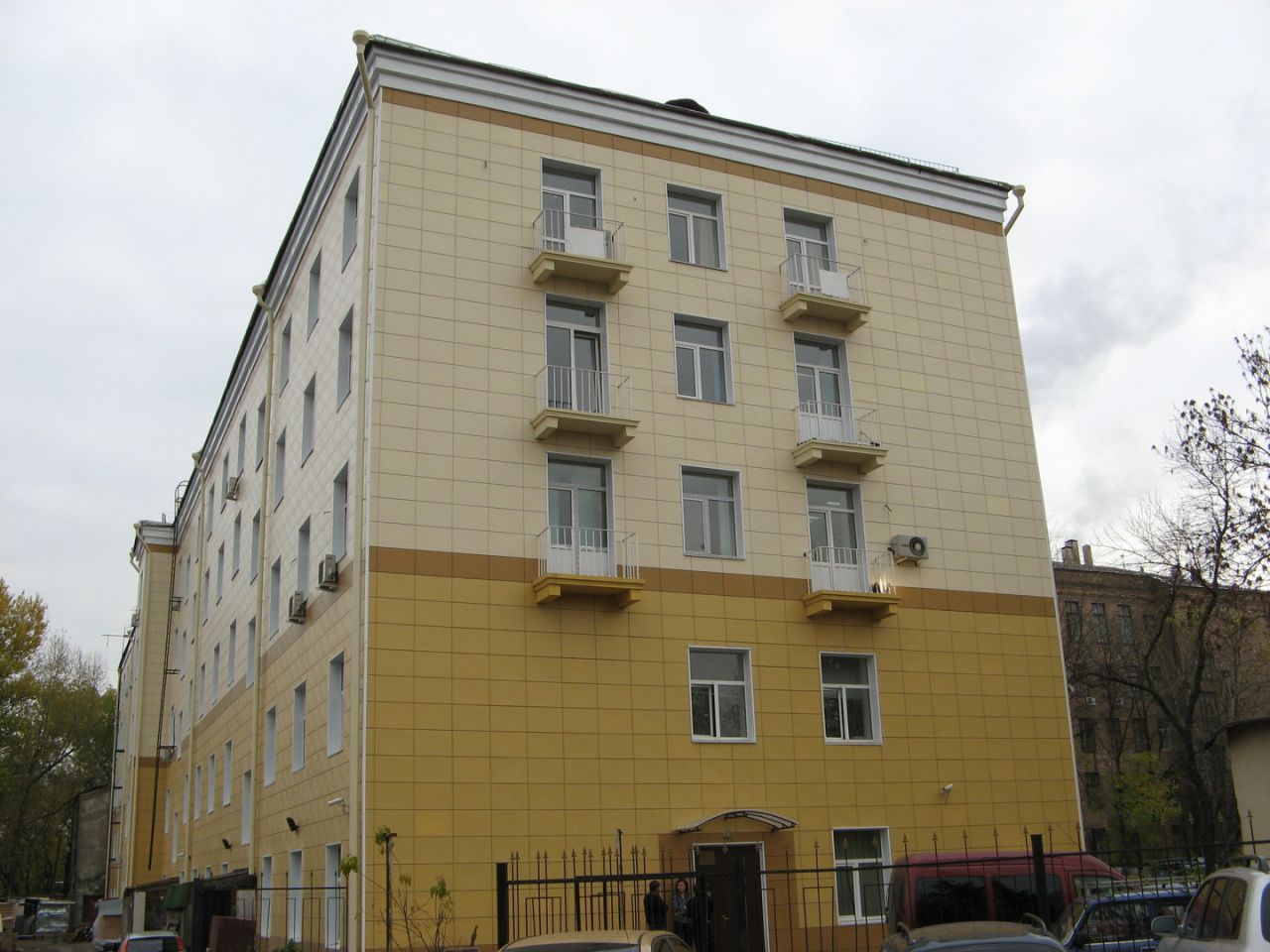 фасад дома, здание по адресу г Москва, шоссе Энтузиастов, д 21 