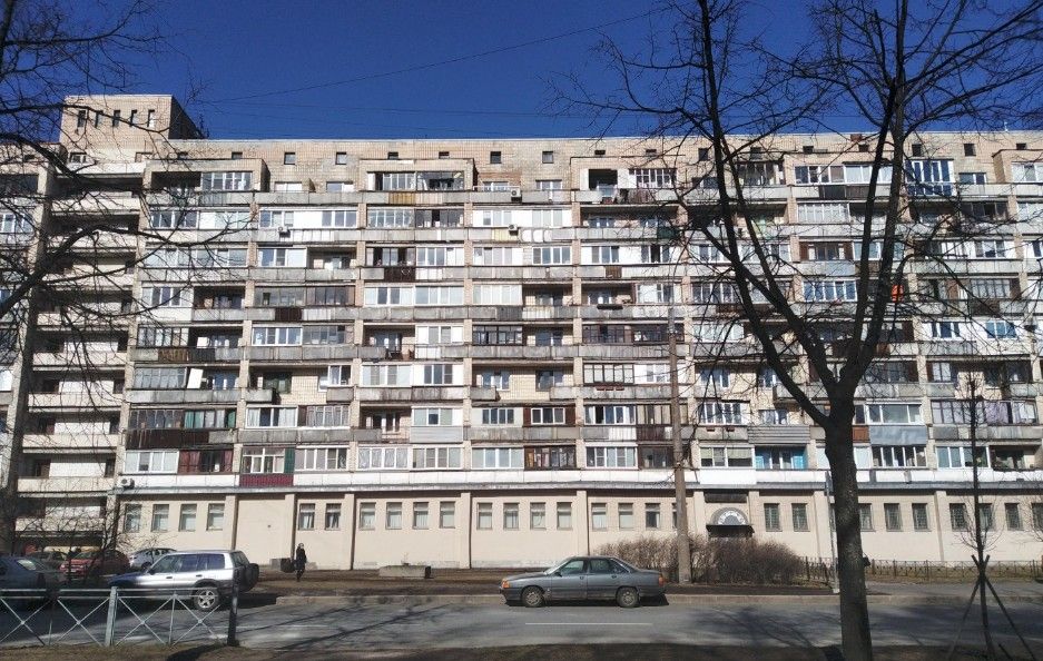 фасад дома, здание по адресу г Санкт-Петербург, ул Нахимова, д 1