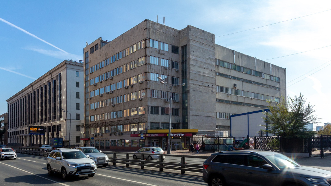 фасад дома, здание по адресу г Москва, ул Нижегородская, д 32 стр а 