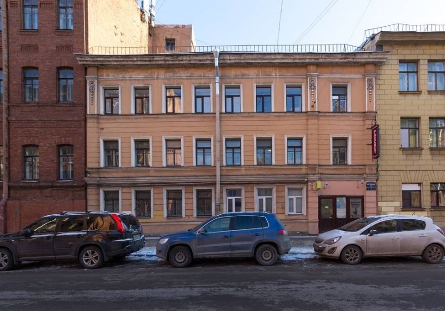 фасад дома, здание по адресу г Санкт-Петербург, ул Дегтярная, д 5-7 литера А