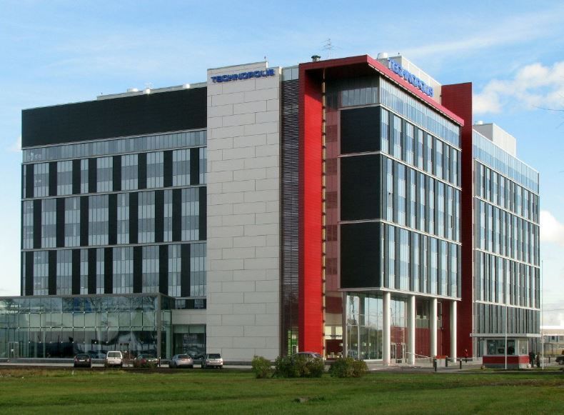 фасад дома, здание по адресу г Санкт-Петербург, Пулковское шоссе, д 40 к 4