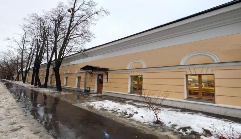 фасад дома, здание по адресу г Москва, Комсомольский пр-кт, д 24 стр 1