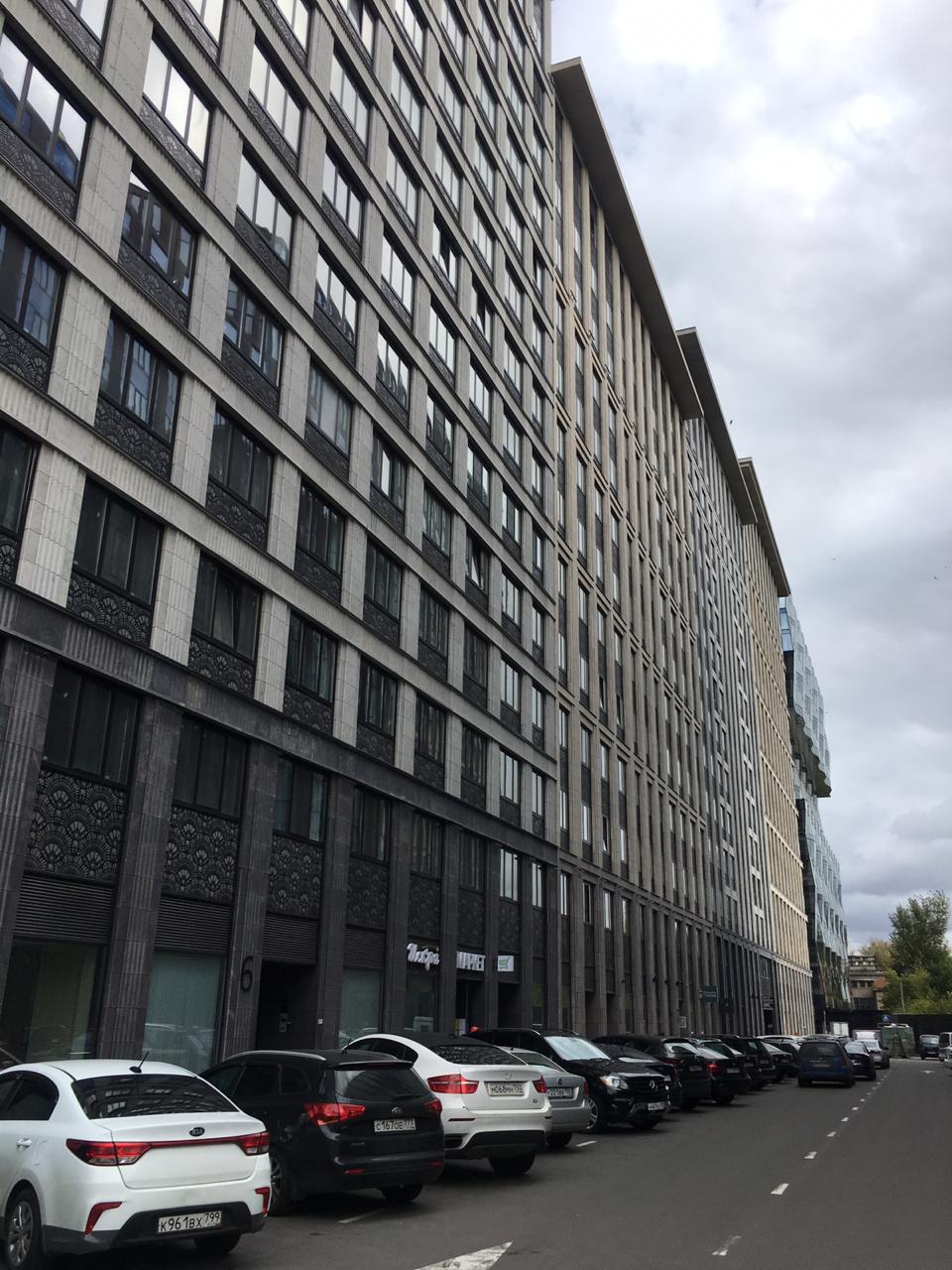 фасад дома, здание по адресу г Москва, Ленинградский пр-кт, д 35 стр 2