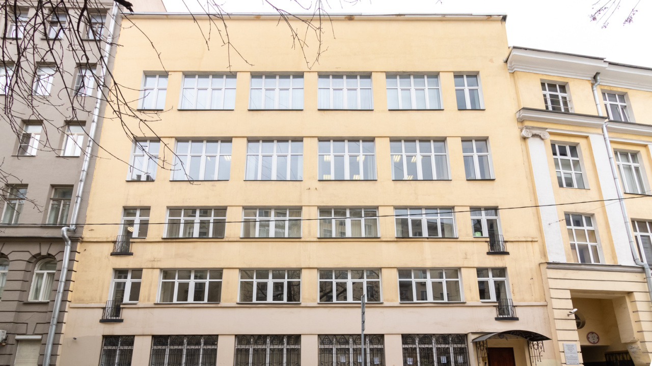 фасад дома, здание по адресу г Москва, Подсосенский пер, д 20 стр 1 