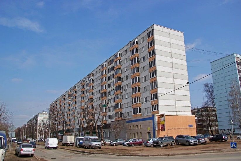 фасад дома, здание по адресу г Казань, ул Карбышева, д 47/1