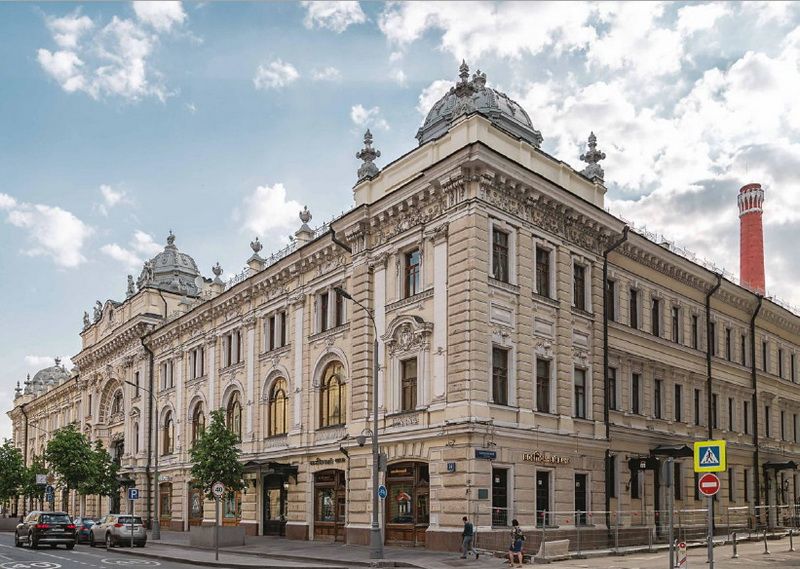 фасад дома, здание по адресу г Москва, ул Неглинная, д 14 стр 1А