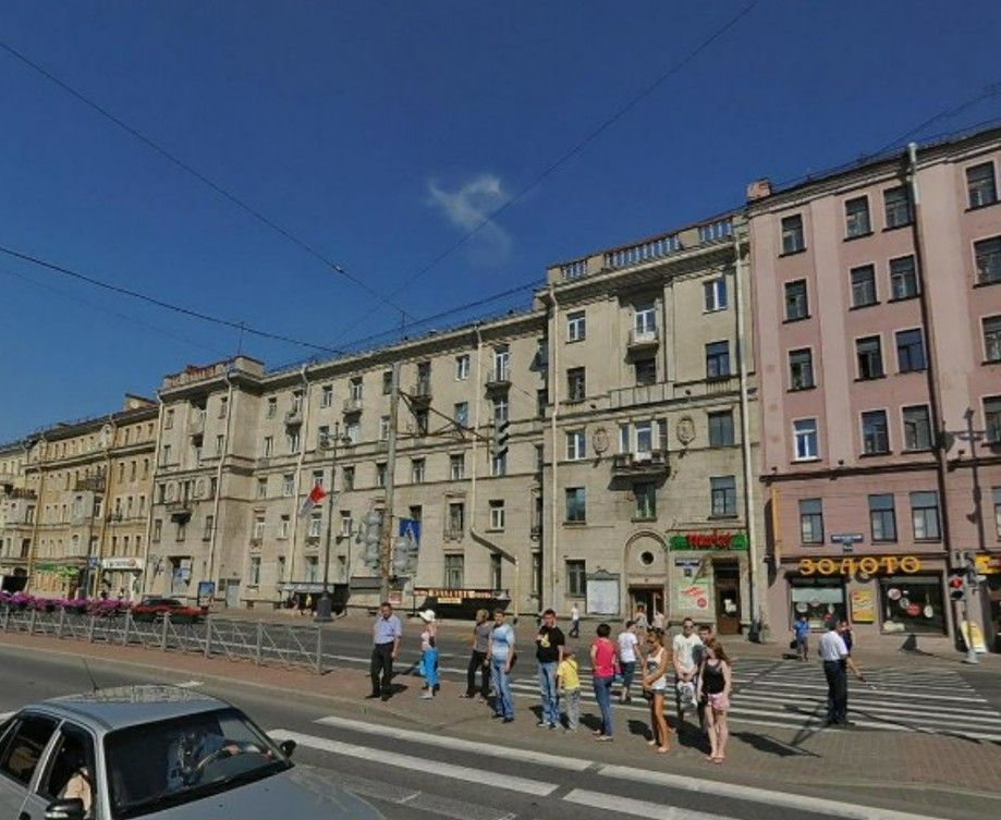фасад дома, здание по адресу г Санкт-Петербург, Московский пр-кт, д 72