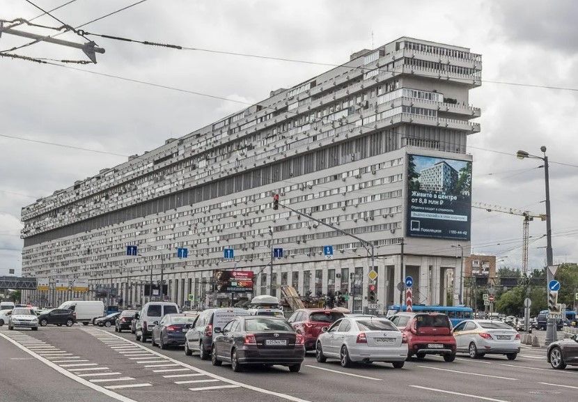 фасад дома, здание по адресу г Москва, ул Большая Тульская, д 2