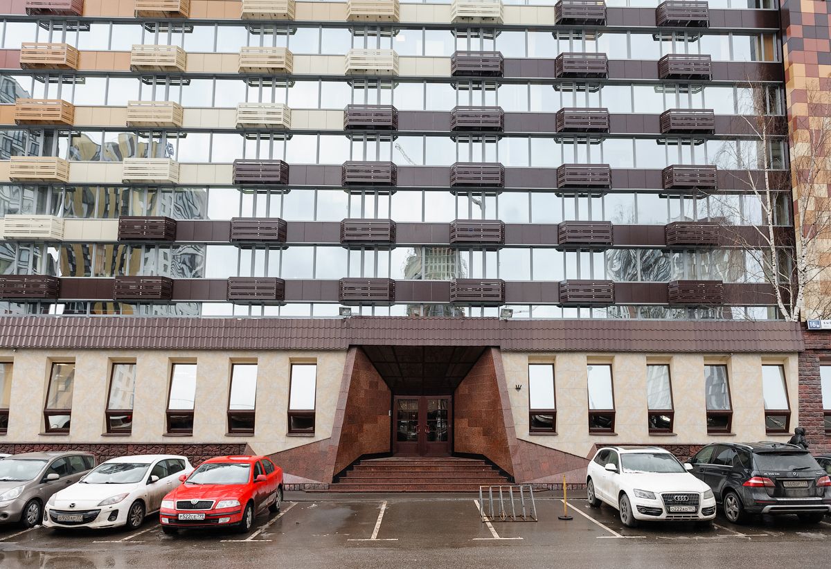 фасад дома, здание по адресу г Москва, ул Выборгская, д 16 стр 1 
